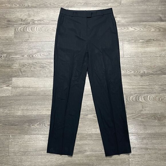 Alexander Wang Womens Size 4 Wool Trousers Dress Pants Black Career Office - Picture 1 of 12